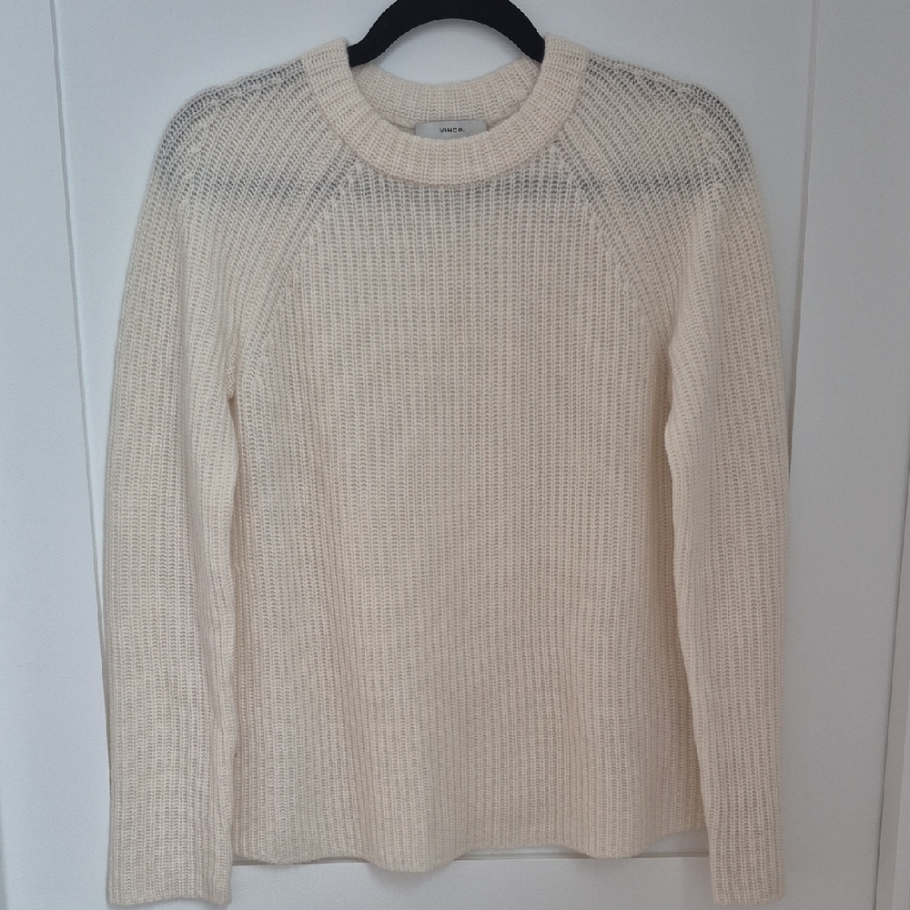 Vince Women's Ivory Knit Sweater